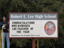 Lee High Marquee