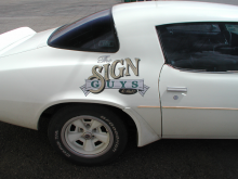 sign on Camero